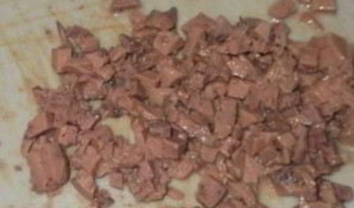 печень трески с рисом