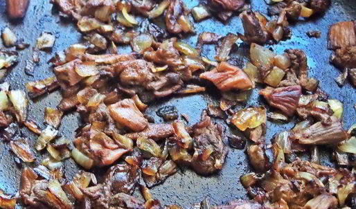 печень в беконе с картофелем