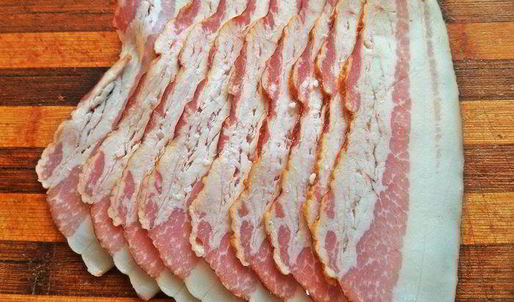 печень в беконе с картофелем