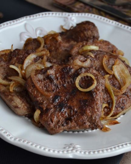 Рецепт печени в муке