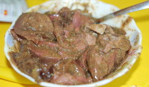 печень в пряной медовой глазури