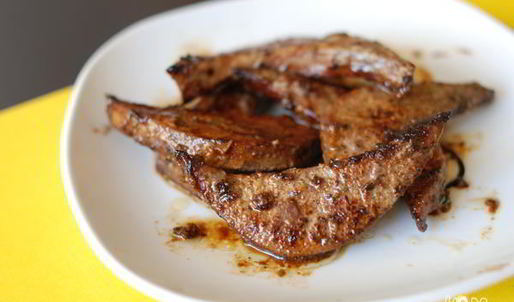 печень в пряной медовой глазури