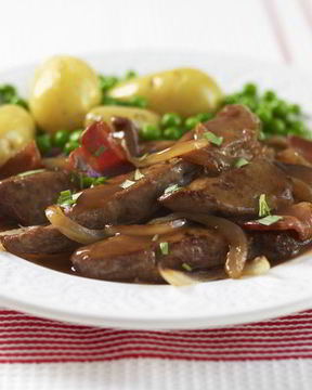 Печень в соусе