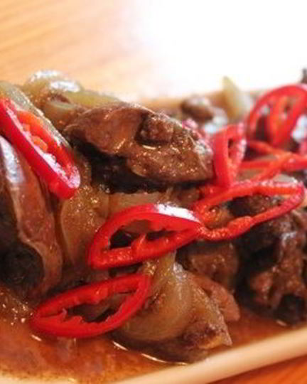 Рецепт печени в воке