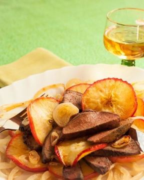 Телячья печенка по-берлински