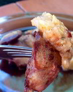 Жареная куриная печень с грушевым чатни