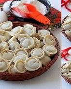 Домашние пельмешки с мясным фаршем