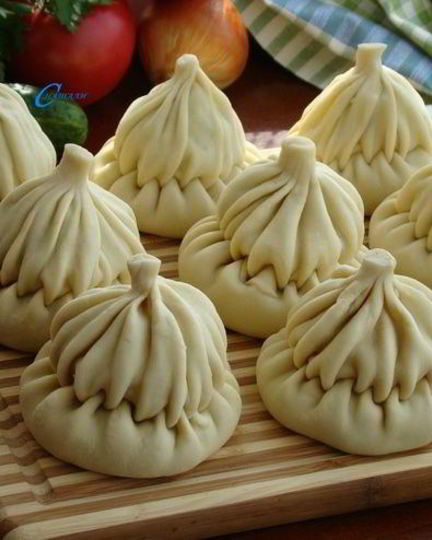 Рецепт двухъярусных хинкали