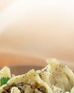 Хинкали с белыми грибами