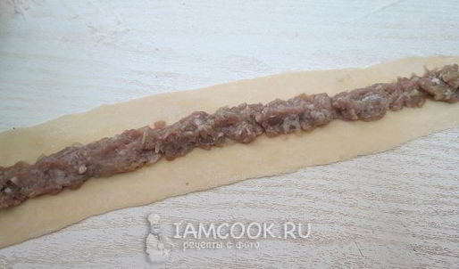 ленивые пельмени-розочки