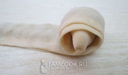 ленивые пельмени-розочки