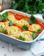 Ленивые пельмени в духовке