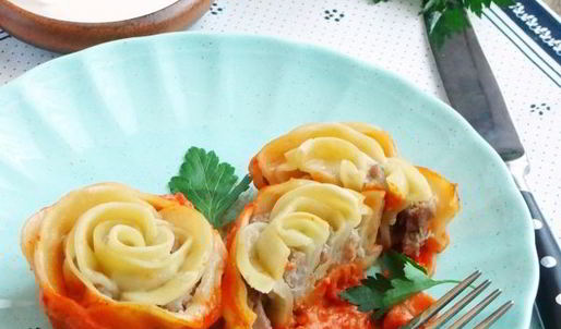 ленивые пельмени в духовке