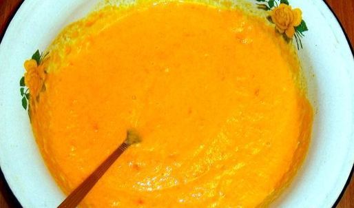 морковно-шафрановое пельменное тесто