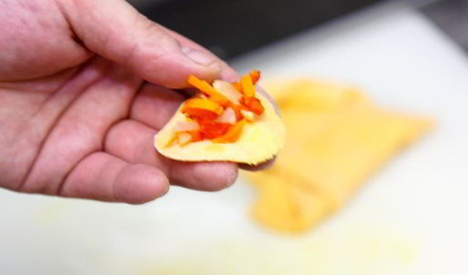 морковные пельмени