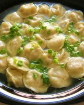 Пельмени из баранины с луком по-татарски