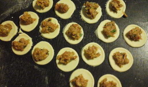 пельмени из курицы и говядины