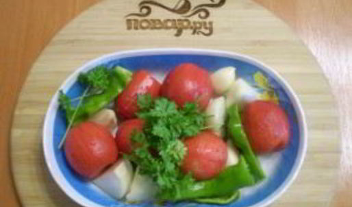 пельмени под соусом