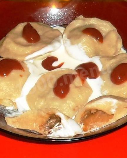 Рецепт пельменей с квашеной капустой и луком