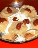 Пельмени с квашеной капустой и луком