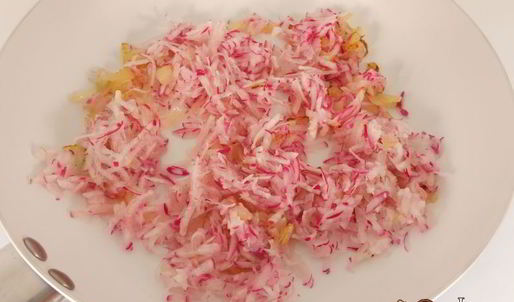 пельмени с редисом