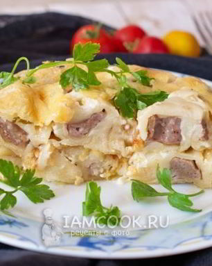 Пельмени с сыром и майонезом в духовке