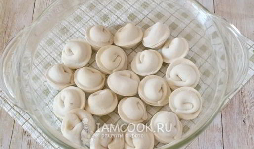 пельмени с сыром и майонезом в духовке