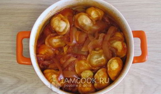 пельмени в духовке с лечо