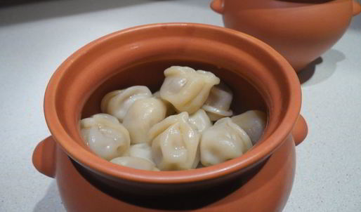 пельмени в горшочках