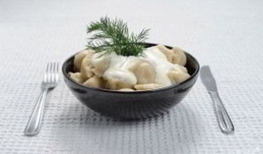 пельмени в горшочке в молоке