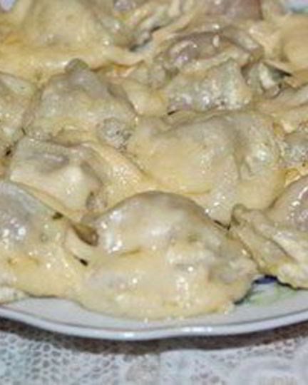 Рецепт пельменей в мультиварке с сыром