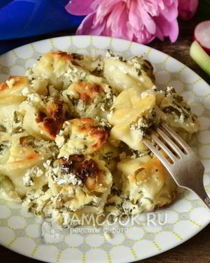 Пельмени в сметане в духовке