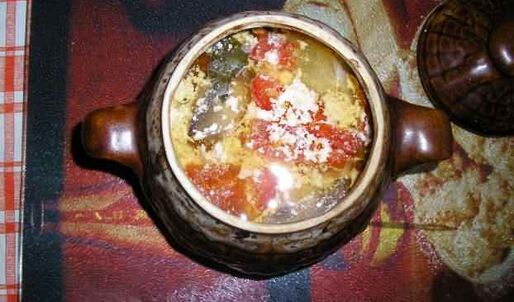 пельмешки в горшочке