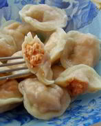 Рыбные пельмени из горбуши