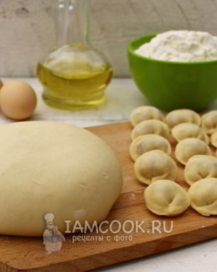 Тесто с уксусом для пельменей