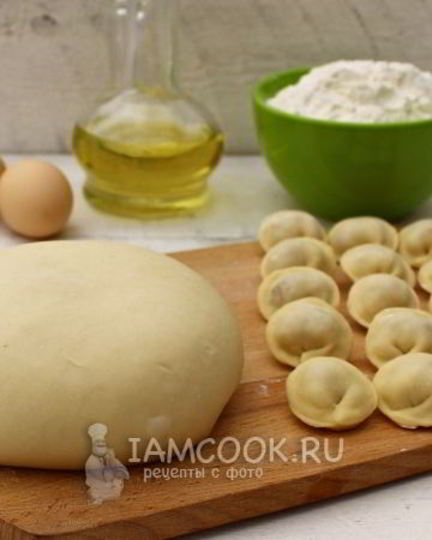 Рецепт теста с уксусом для пельменей