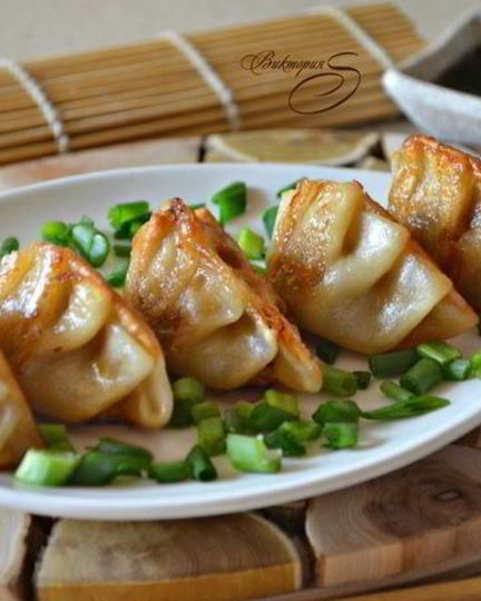 Рецепт японских жареных пельменей гедза