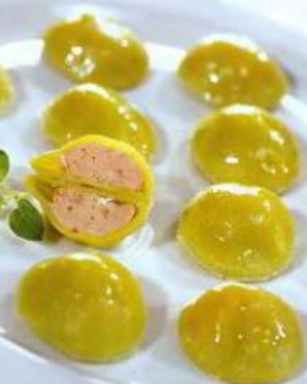 Рецепт зеленых пельменей с лососем