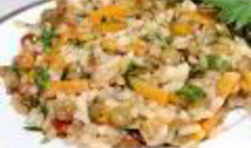 ароматный плов с чечевицей