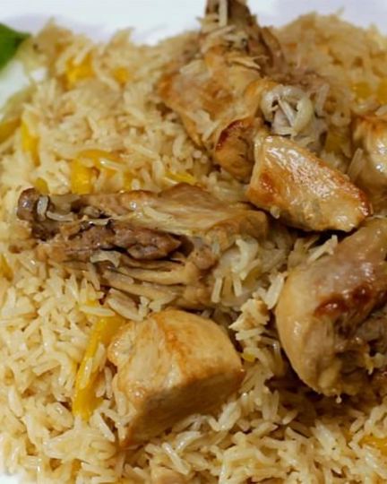 Рецепт диетического плова с курицей