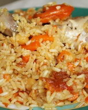 Домашний плов с куриным филе