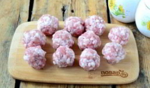 хан-плов с фрикадельками