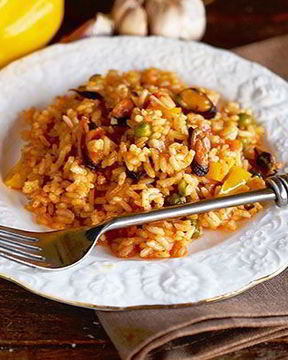 Паэлья классическая с морепродуктами