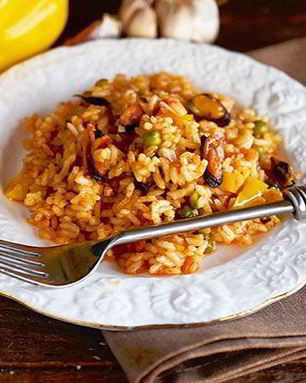 Паэлья классическая с морепродуктами