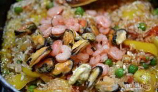 паэлья классическая с морепродуктами