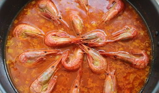 паэлья с креветками