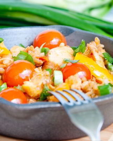 Рецепт паэльи с курицей
