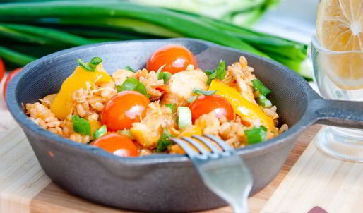 паэлья с курицей