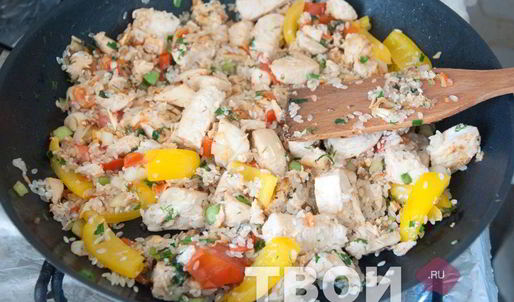 паэлья с курицей