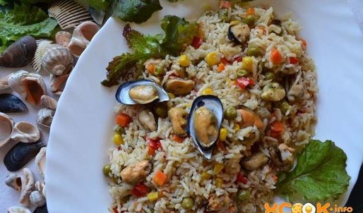 паэлья с мидиями